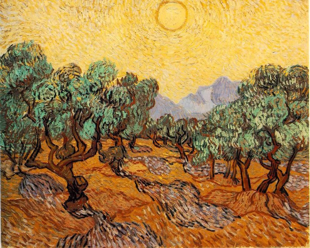 Vincent van Gogh Olive Trees 1889